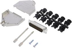 Amphenol Conector D-Sub 25 Pin Tată Drept (L17DTZK25+L717DB25PST)