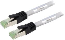 Goobay Patch cord S/FTP Cat 8.1 gri 20m Fire: 8 (55143)