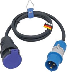 as - Schwabe Prelungitor Alimentare AS SCHWABE 3G2, 5mm2 1, 5m Negru 1 Priză Cod 762483 (762483)