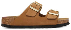 Birkenstock Sandale Casual Damă Cu Talpă Moale Din Piele Tabac Maro Fit Îngustă 1032086 (1032086)