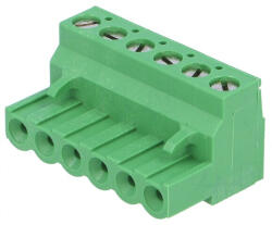 TE Connectivity Regletă de conexiuni deconectabilă 5, 08mm 6 piste (796634-6)