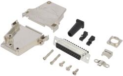Amphenol Conector D-Sub 25 Pin Mamă în unghi 45° (L17D45ZF25-RG+L77DB25SST)