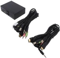 ASSMANN Cablu întrerupător KVM HDMI 1.4 USB 2.0 (DS-12870)