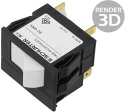 SCHURTER Întrerupător de supracurent SCHURTER TA45 8A conectori MCB alb (4430.3370)