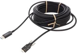 Delock Cablu optic USB A la USB C DELOCK 15m 10Gbps negru 83208 (83208)