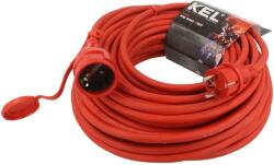 kel Prelungitor alimentare KEL 3x2, 5mm2 25m 16A cu 1 priză roșie (W-98646)