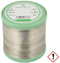 BROQUETAS Sârmă de lipit fără plumb 0, 8mm 1kg (ECO 1 (SNCU1) FLUX B2.1 0,8 MM 1000G)