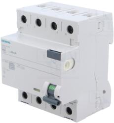 Siemens Întrerupător diferențial 80A, 30mA, 3+N, IP20 - RCD (5SV3347-6)