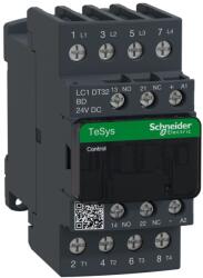 Schneider Electric Contactor Schneider Electric LC1DT32BD 4 Poli 24VDC 32A cu Contacte Auxiliare NO și NC (LC1DT32BD)