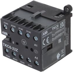 ABB Contactor 4P 17-32V DC, 4A (TKC6-22Z 17-32V DC)
