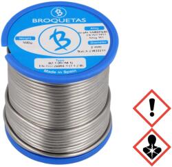 BROQUETAS Sârmă de lipit cu plumb 2mm 0, 5kg (BROFIL 60 B2.1 2.0MM 500G)