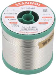 STANNOL Cositor fără plumb SnCu 1mm 500g bobină (814003)