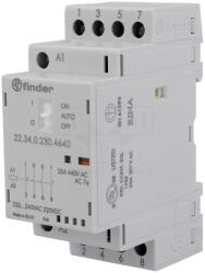 FINDER Contactor 4-poli 25A 230V IP20 (22.34.0.230.4640)
