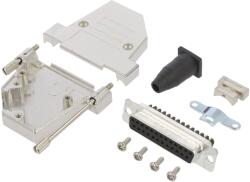 Amphenol Conector D-Sub 25 pini mamă în unghi 45° (L17DTSL25-RG-LJS-S+L77DB25SST)