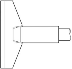 JBC TOOLS Vârf Lopățică Longlife 32, 2mm (C470023)