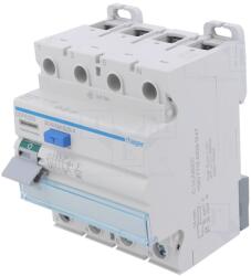 HAGER Întrerupător diferenţial 25A 30mA 3 Poli IP20 (CDF625D)