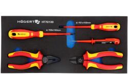 Högert Technik Kit Șurubelnițe Izolate 5 Bucăți (HT7G139) Trusa unelte