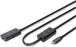 ASSMANN Repeater USB 3.2 Gen 1 DA-73109, Amplificator Semnal 10m, 5Gbps Negru (DA-73109)