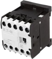Eaton Electric Contactor 4-polar 230VAC 9A pentru șină DIN 4kW (DILEM4(230V50HZ,240V60HZ))