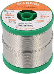 STANNOL Sârmă de lipit fără plumb 0.7mm 217°C (593202)