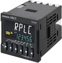 Omron Timer OMRON SPDT 100-240V AC pentru șină DIN 45x45mm IP20 (H5CC-A)