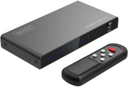 ASSMANN Switch HDMI 2.1 DIGITUS cu HDCP 2.2 și telecomandă, negru (DS-55333)