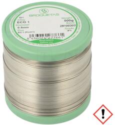 BROQUETAS Sârmă de lipit fără plumb 0, 8mm 0, 5kg (ECO 1 (SNCU1) FLUX B2.1 0,8 MM 500G)