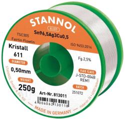 STANNOL Sârmă de lipit fără plumb 0, 5mm (813011)