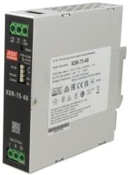 MEAN WELL Alimentator pulsatoriu 75W 48VDC pentru şină DIN - MEAN WELL (XDR-75-48)