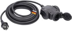 as - Schwabe Prelungitor Alimentare AS SCHWABE 3G2, 5mm2 10m Negru 3 Prize Cod 60446 (60446)