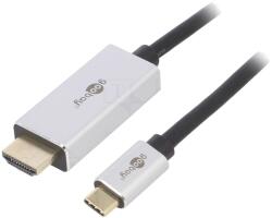 Goobay Adaptor HDCP 2.2 HDMI 2.1 USB C Aurit 3m (60175)