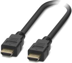 Phoenix Contact Cablu HDMI 4K 3m Negru PHOENIX CONTACT 1332083, Mufe PVC Rezistent 25-85°C (1332083)