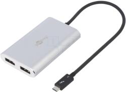 Goobay Cablu Adaptor USB 3.0 DisplayPort Dual (55226)
