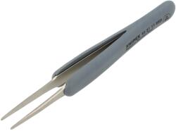 KNIPEX Pensetă Nemagnetică ESD Vârf Plat Îngustat (92 21 11 ESD)