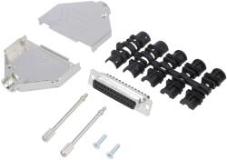Amphenol Conector D-Sub 25 pini mamă pe cablu (L17DTZK25+L77DB25SST)