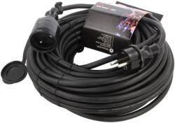 kel Prelungitor alimentare KEL 3x2, 5mm2 25m 16A cu 1 priză negru (W-97290)
