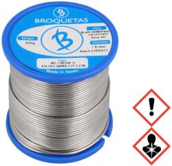 BROQUETAS Sârmă de lipit cu plumb 1, 5mm 0, 5kg (BROFIL 60 B2.1 1.5MM 500G)