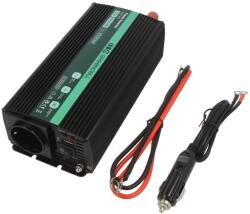 Green Cell Convertor Invertor GREEN CELL DC/AC 500W 230V INV16 cu Ieșire Socluri AC 230V 85% (INV16)