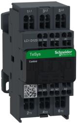 Schneider Electric Contactor 3P 24VDC 12A TeSys D (LC1D123BD)