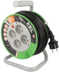 kel Prelungitor alimentare 25m 4 prize negru (W-97369)
