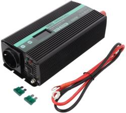 Green Cell Convertor Invertor Green Cell DC/AC 500W 230V INVGC12P500LCD Socluri AC 230V 95% (INVGC12P500LCD)