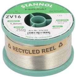 STANNOL Sârmă de lipit fără plumb 1mm 250g (576102)