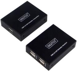 ASSMANN Extender USB 2.0 DIGITUS DA-73120 cu RJ45 și 5 porturi USB A, 150m (DA-73120)