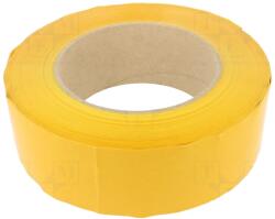 FATH Bandă de marcare galbenă autoadezivă PVC 75mm x 50m FATH (0203T07515)