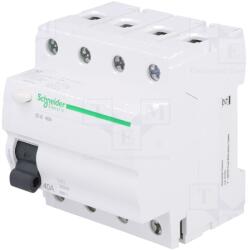 Schneider Electric Întrerupător diferențial 40A 300mA 4 poli (A9Z06440)