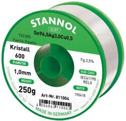 STANNOL Sârmă de lipit fără plumb 1mm 250g (811004)