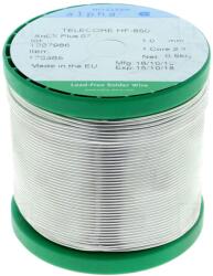 ALPHA Sârmă de lipit fără plumb 1mm 0, 5kg Sn99, 3Cu0, 7 (TELECORE HF-850 SNCX PLUS 07)