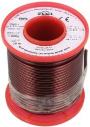 INDEL Sârmă bobină dublu emailată 2, 6mm 1kg -65÷200°C Fire: Cu (DN2E2,6-1KG)