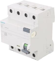 Siemens Întrerupător diferențial 40A 300mA 3P+N IP20 (5SV3644-6)