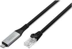 ASSMANN Cablu USB 3.2 Gen 1 DIGITUS RJ45 USB-C Nichelat 15m Negru AK-300601-150-S (AK-300601-150-S)